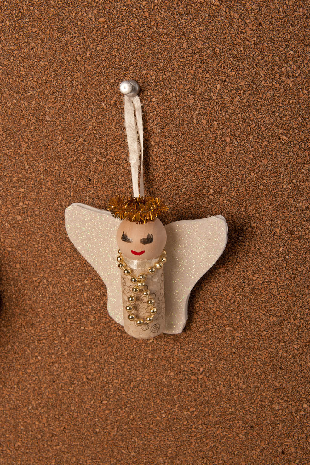 upcycled-wine-cork-angel-ornament