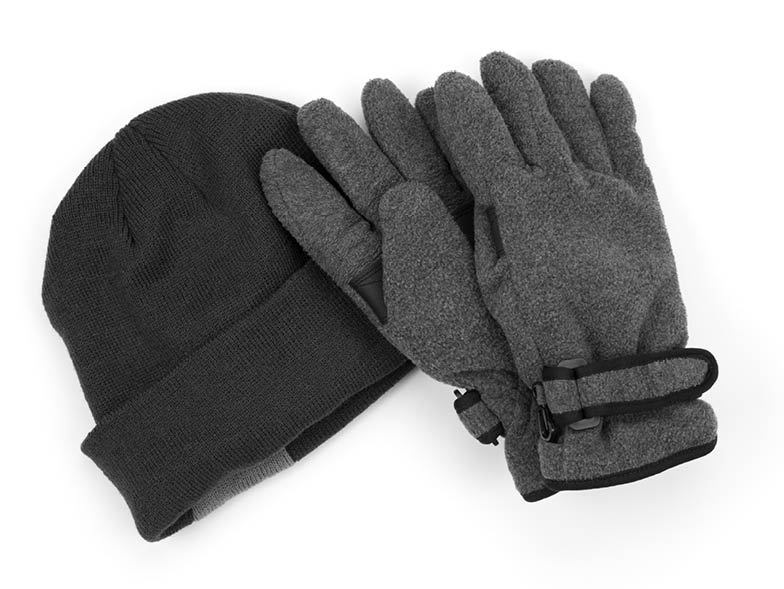 hat and glove set