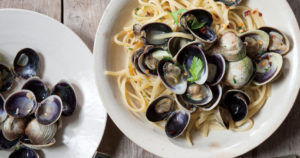 Linguine con Vongole