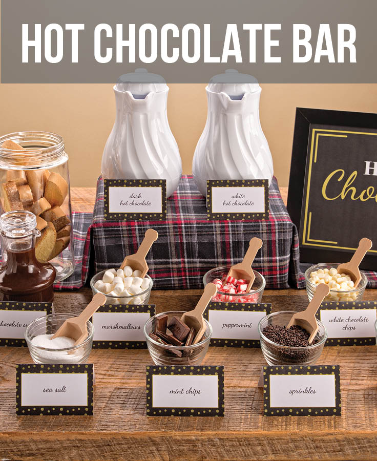 How to Create Your Own Hot Chocolate Bar at Home! - Schiemer Design Studio