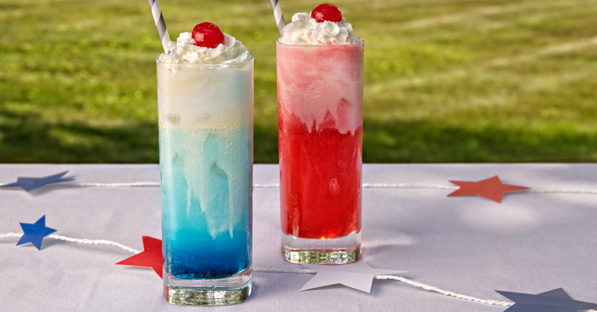 Red White And Blue Ice Cream Sodas American Lifestyle Magazine