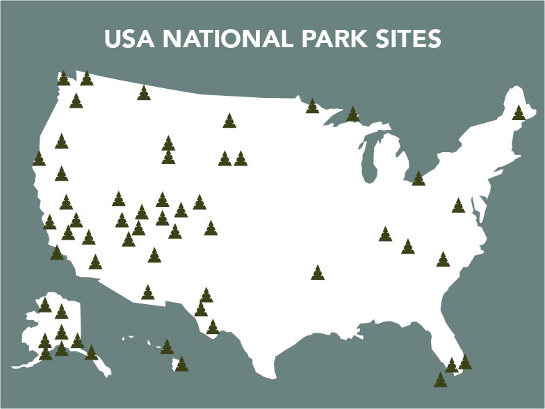 national parks layout image