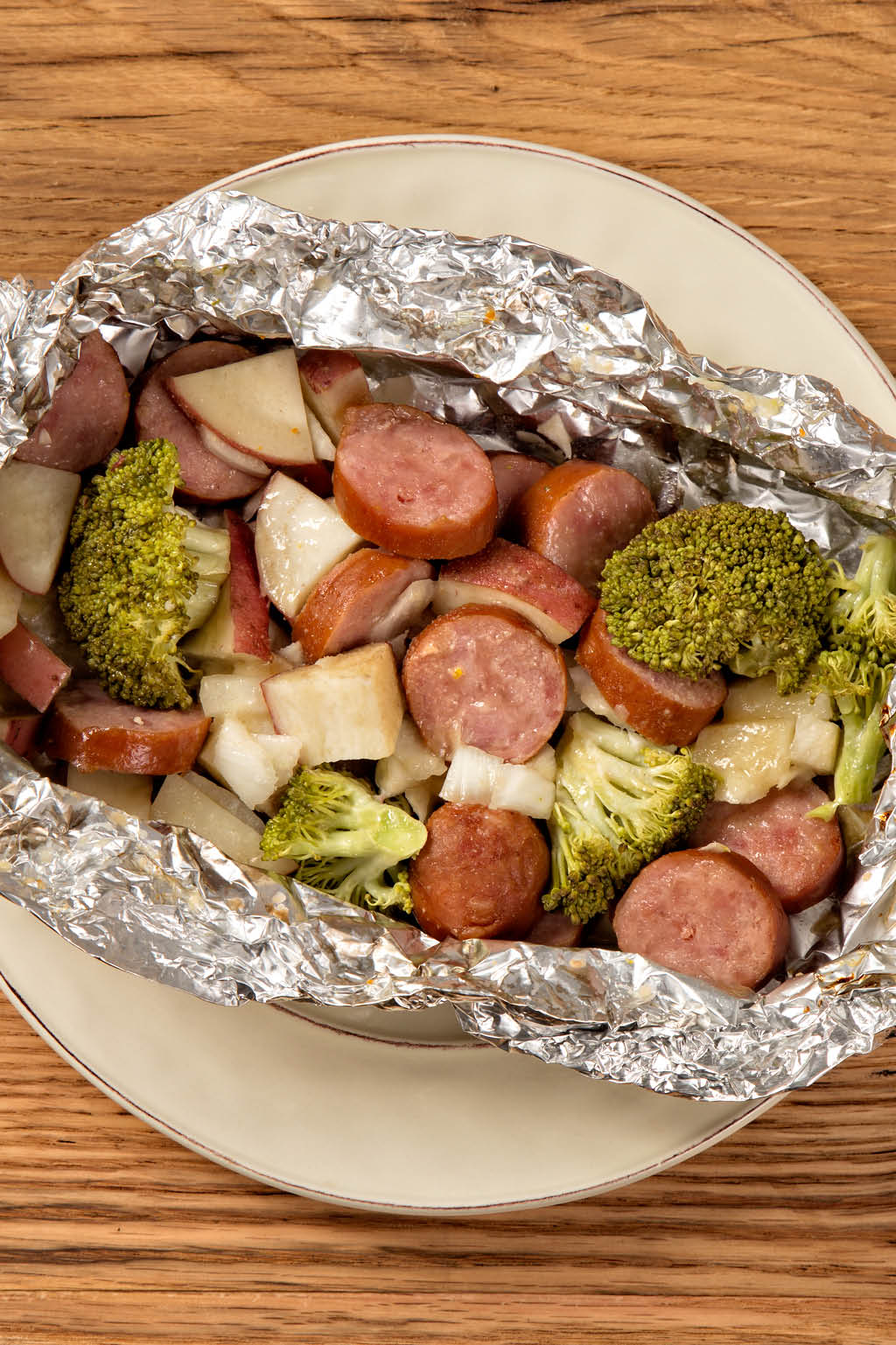 sausage-potato-broccoli