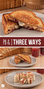 PB & J Three Ways