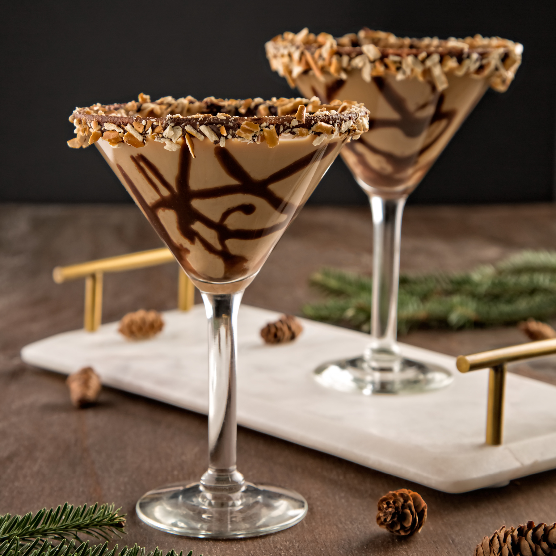 ChocolateCaramel Pretzel Martini American Lifestyle Magazine