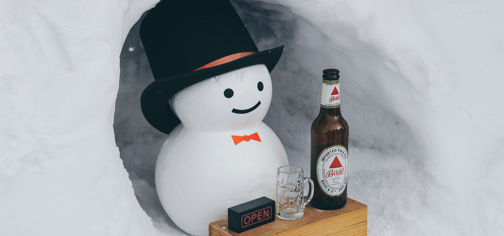 snowman bartender