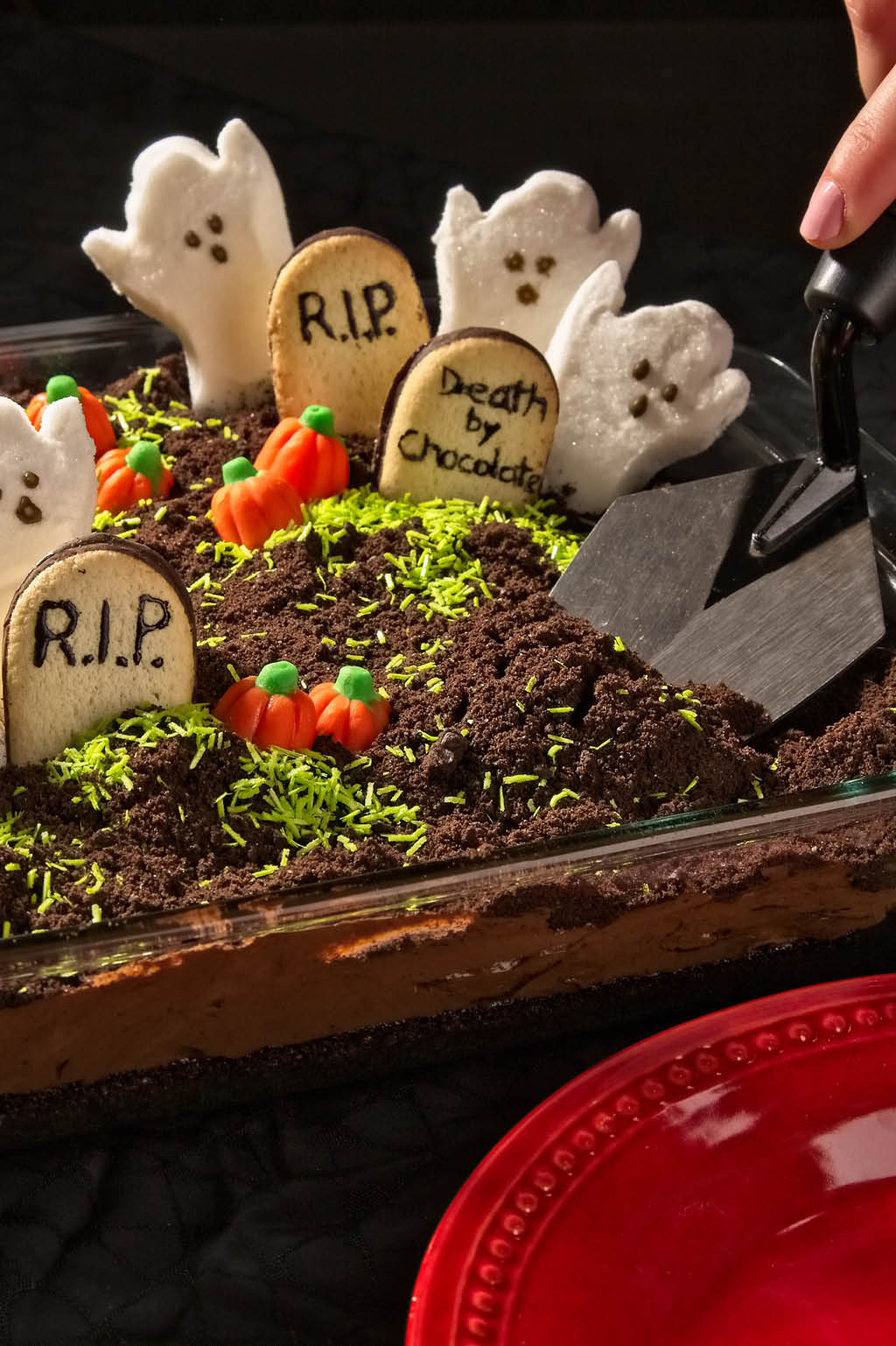 Ghouls in the Graveyard Cake