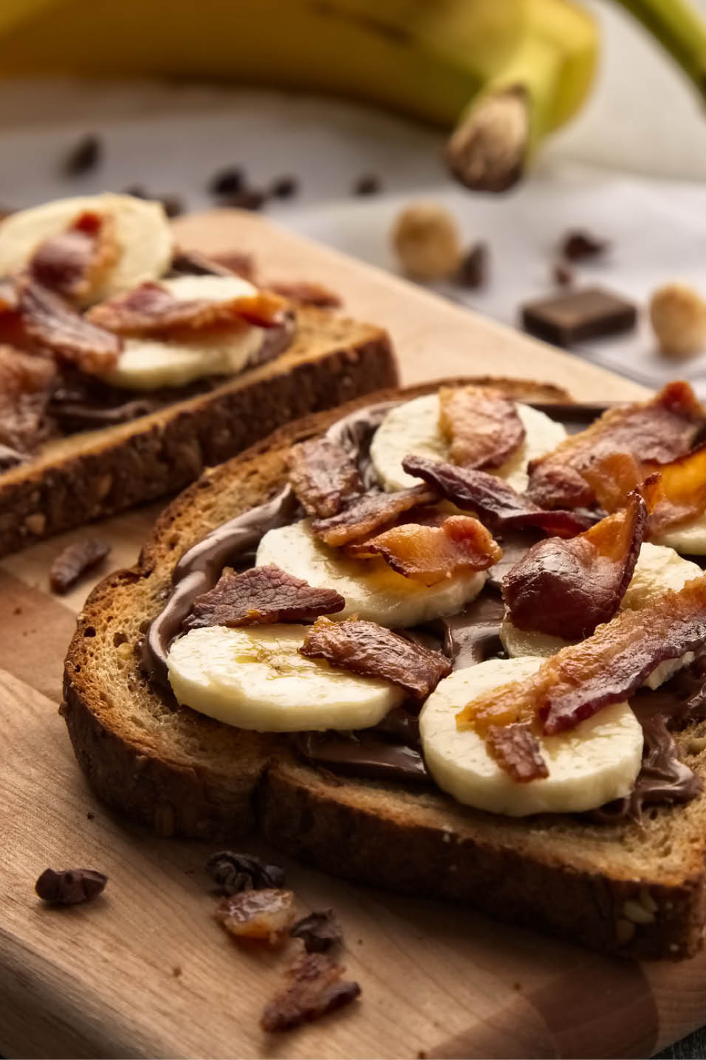 Nutella and Bacon Toast