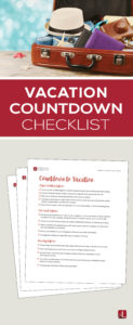 Vacation Prep Timeline