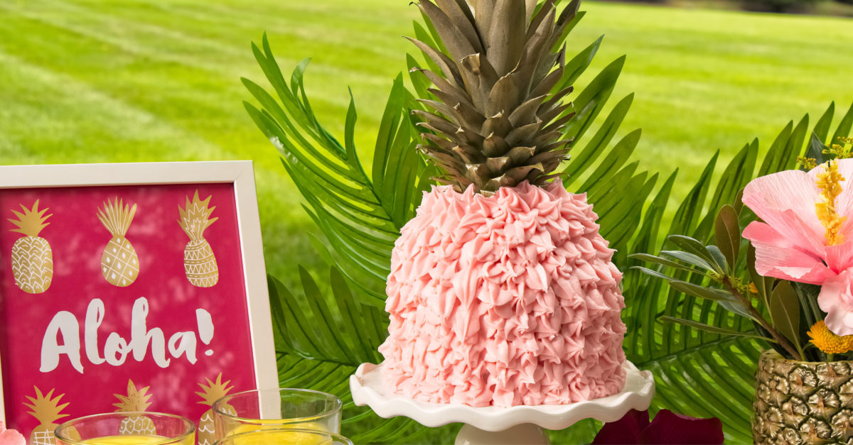Pretty Pink Pineapple Cake - American Lifestyle Magazine