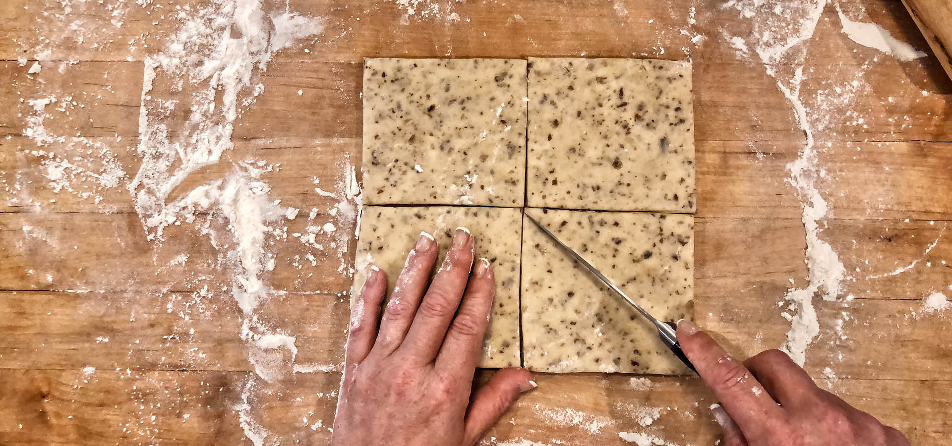 cut-dough-into-squares