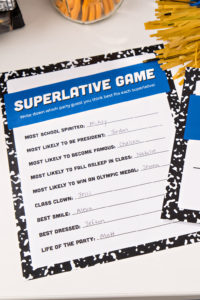 Senior superlartives sheet