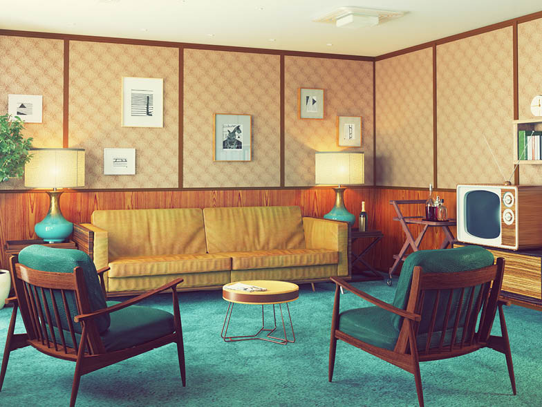 60s style house decor