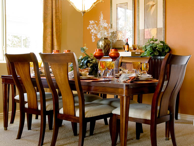 traditional dining table