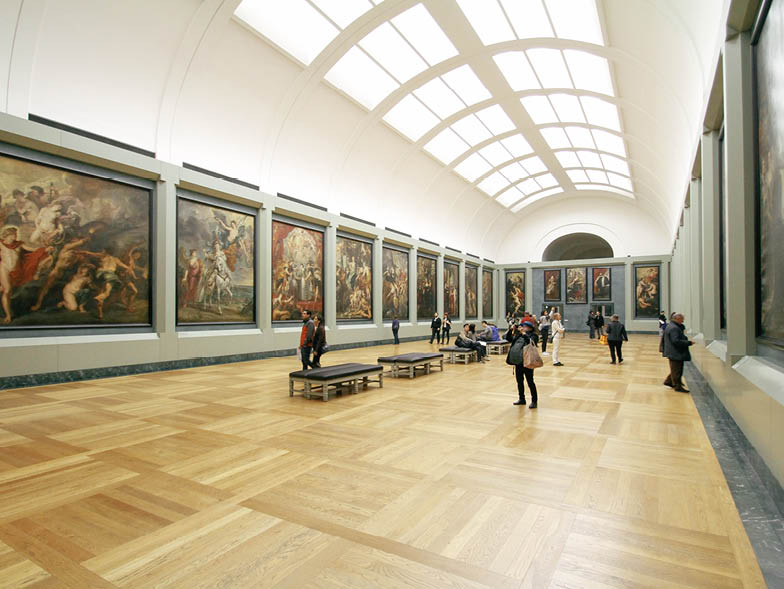 inside art museum