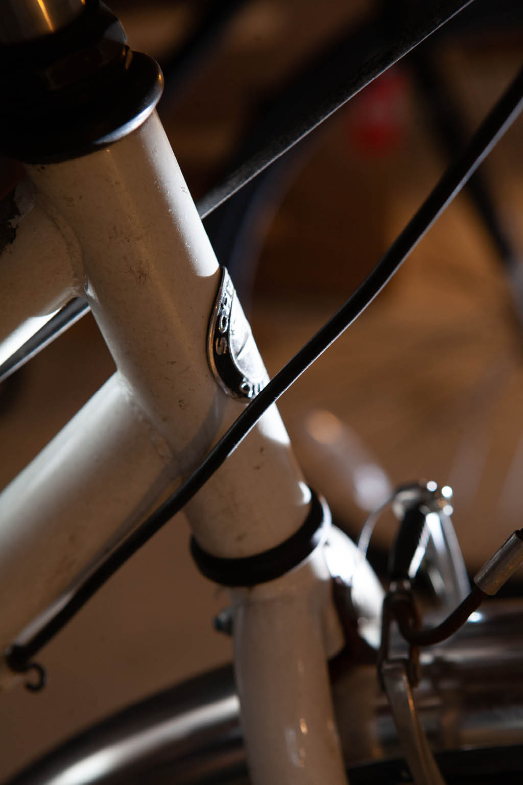 close up of bicycle
