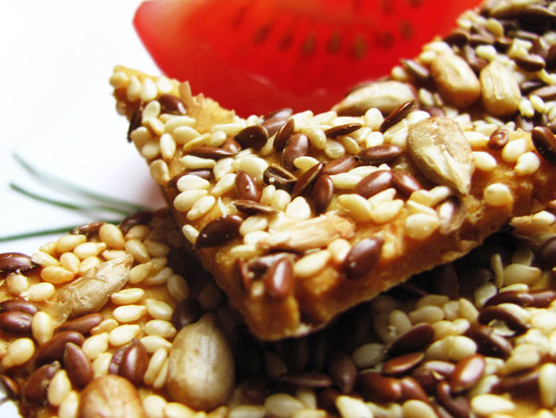 Snack bars with seeds