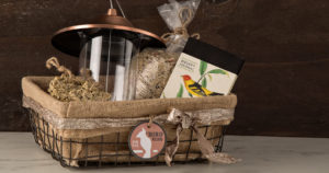 Gift basket for pet lovers