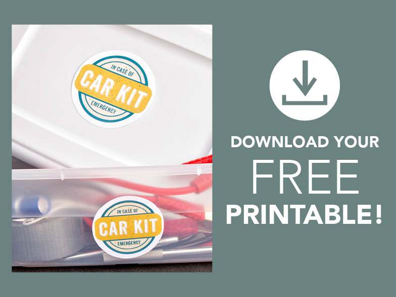 Printable car kit stickers
