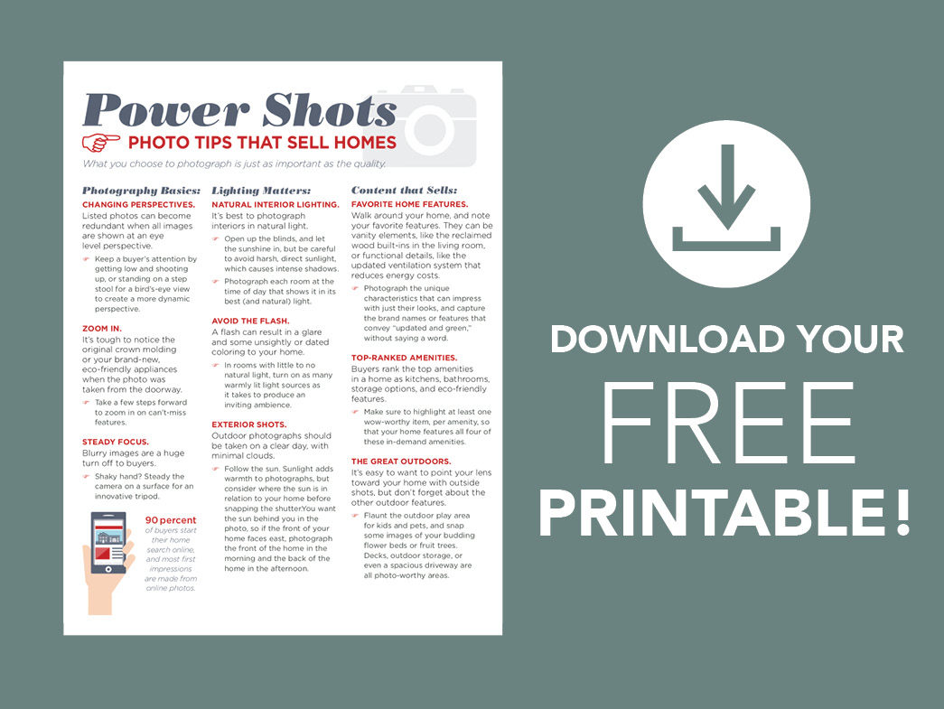 Printable photography guide