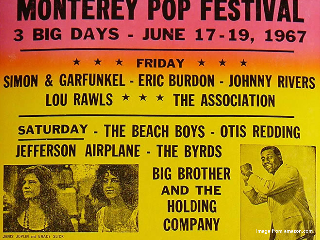 Monterey Pop Festival poster