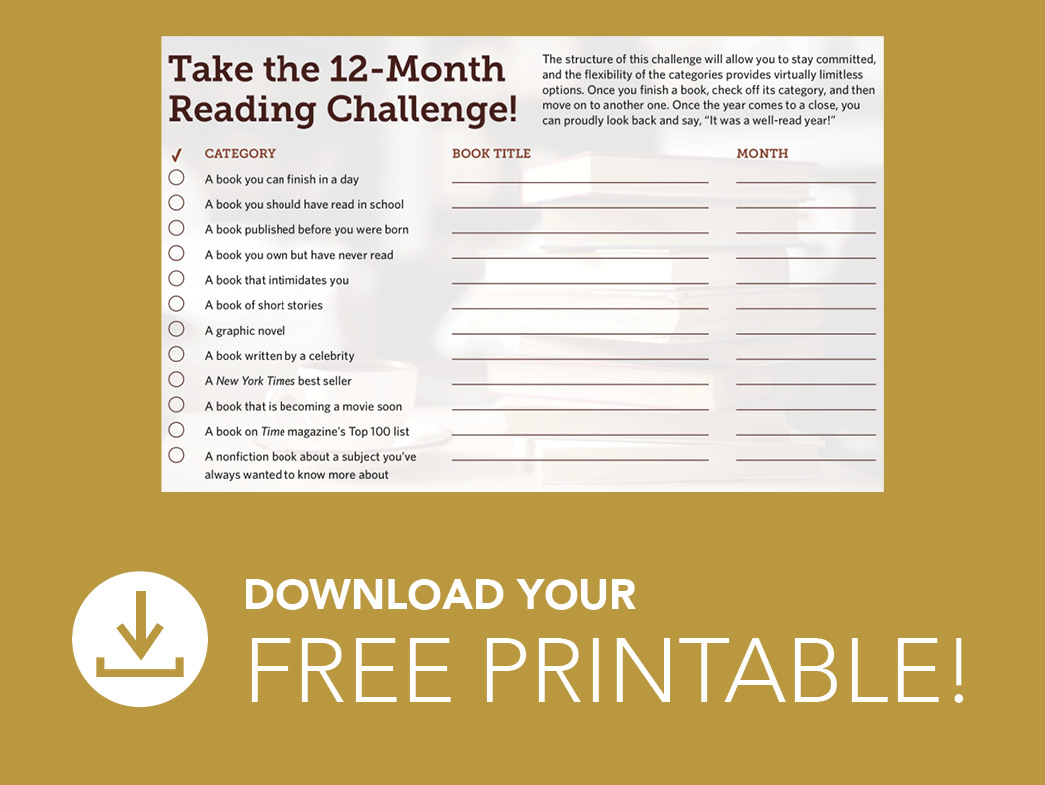 Printable book challenge