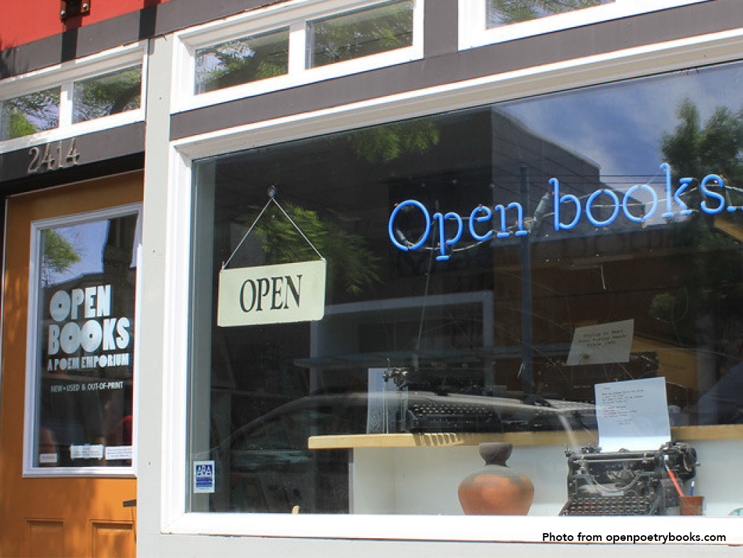 Storefront of Open Books