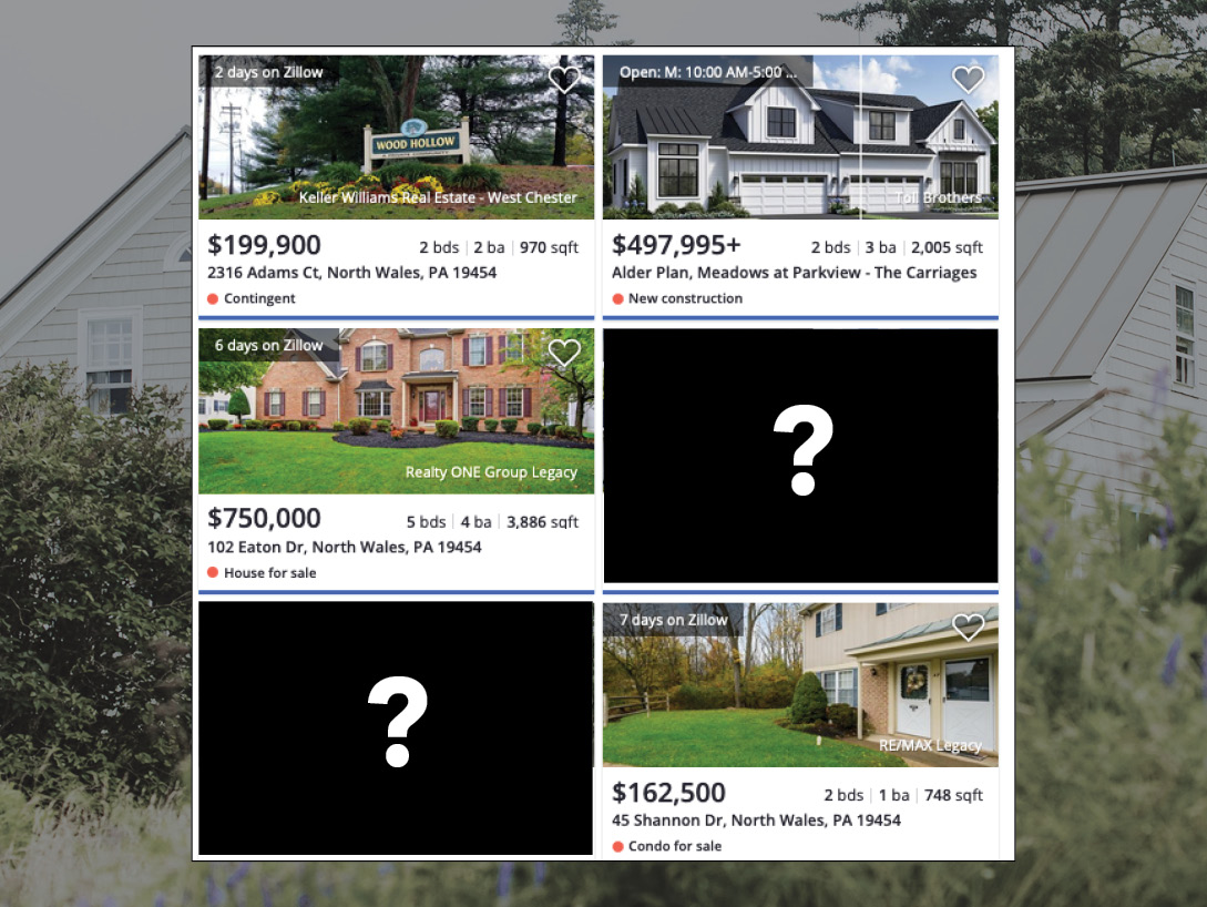 zillow home search page