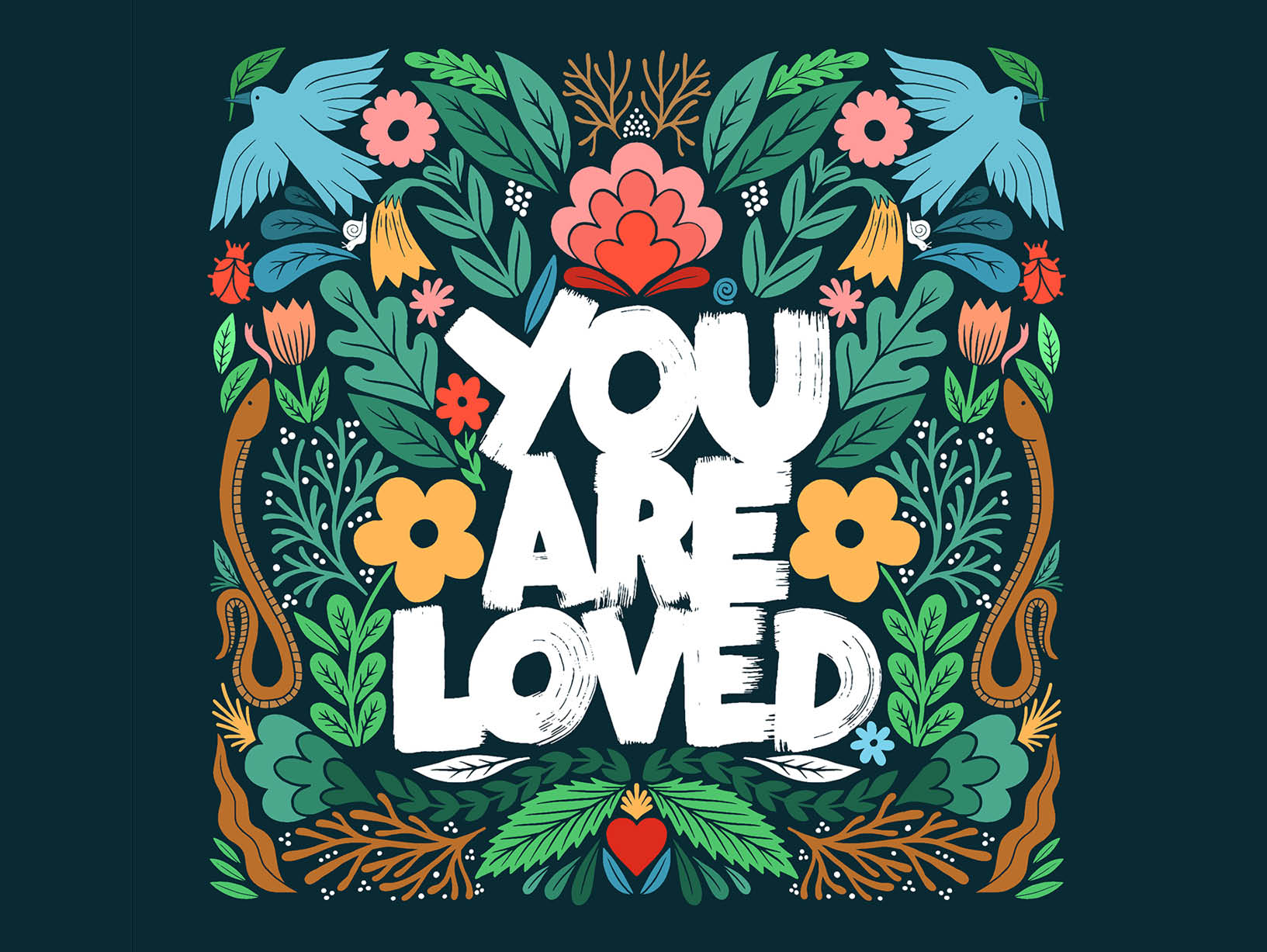 you are loved illustration