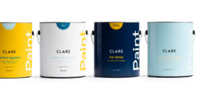 clare paint cans