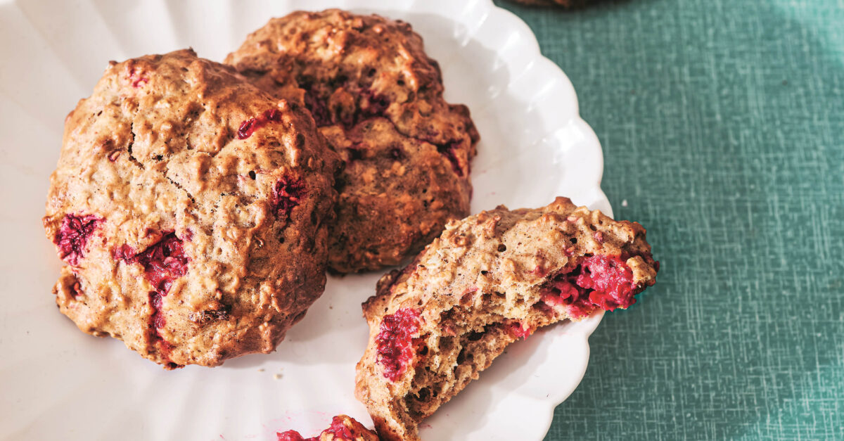 Banana and Raspberry Cookies - American Lifestyle Magazine