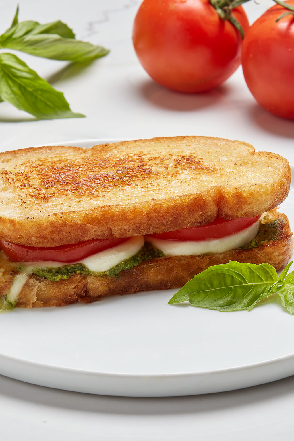 Grilled Pesto and Mozzarella Sandwich from Simple Food 4 You by Alexandra Johnsson.