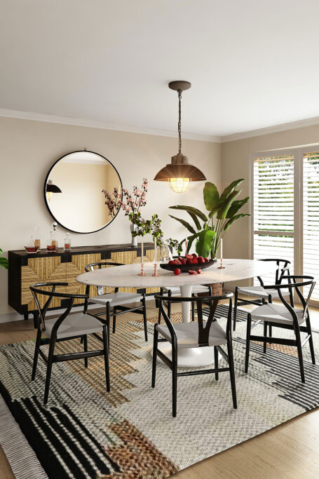 Modern dining room