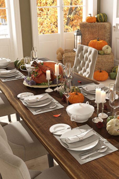 Fall living room decor