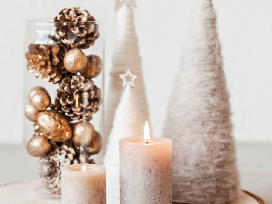 Winter tablescape