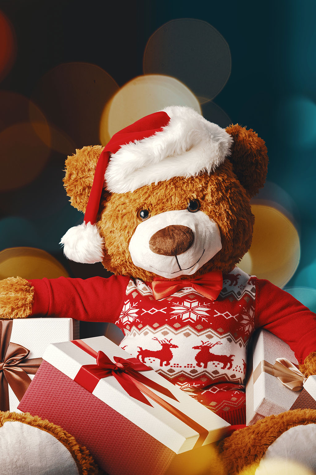 Christmas teddy bear