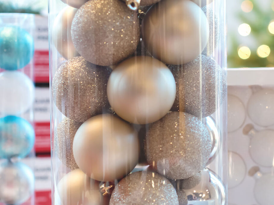 Ornaments being stored