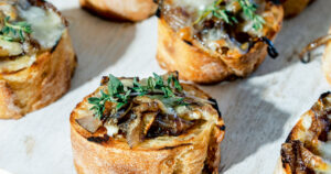 French Onion Soup Bites